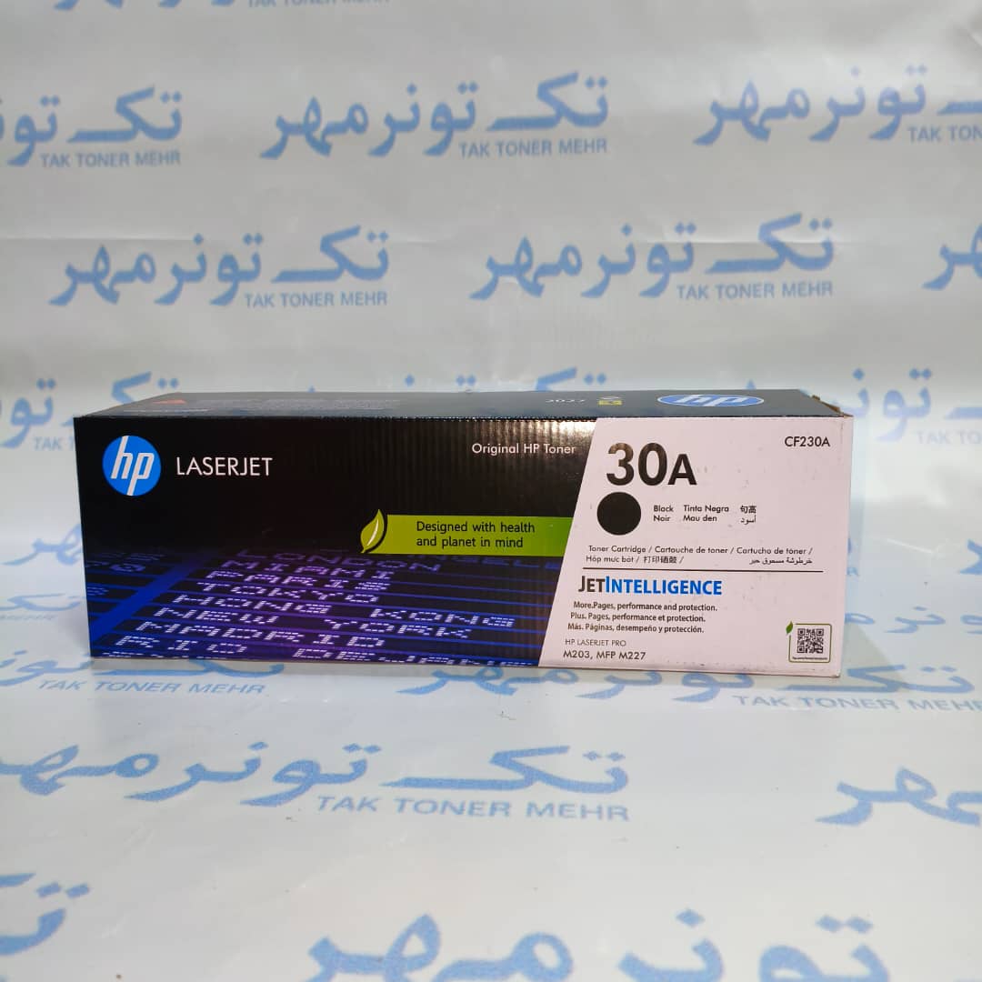 کارتریج اچ پی HP 30A مشکی، آکبند