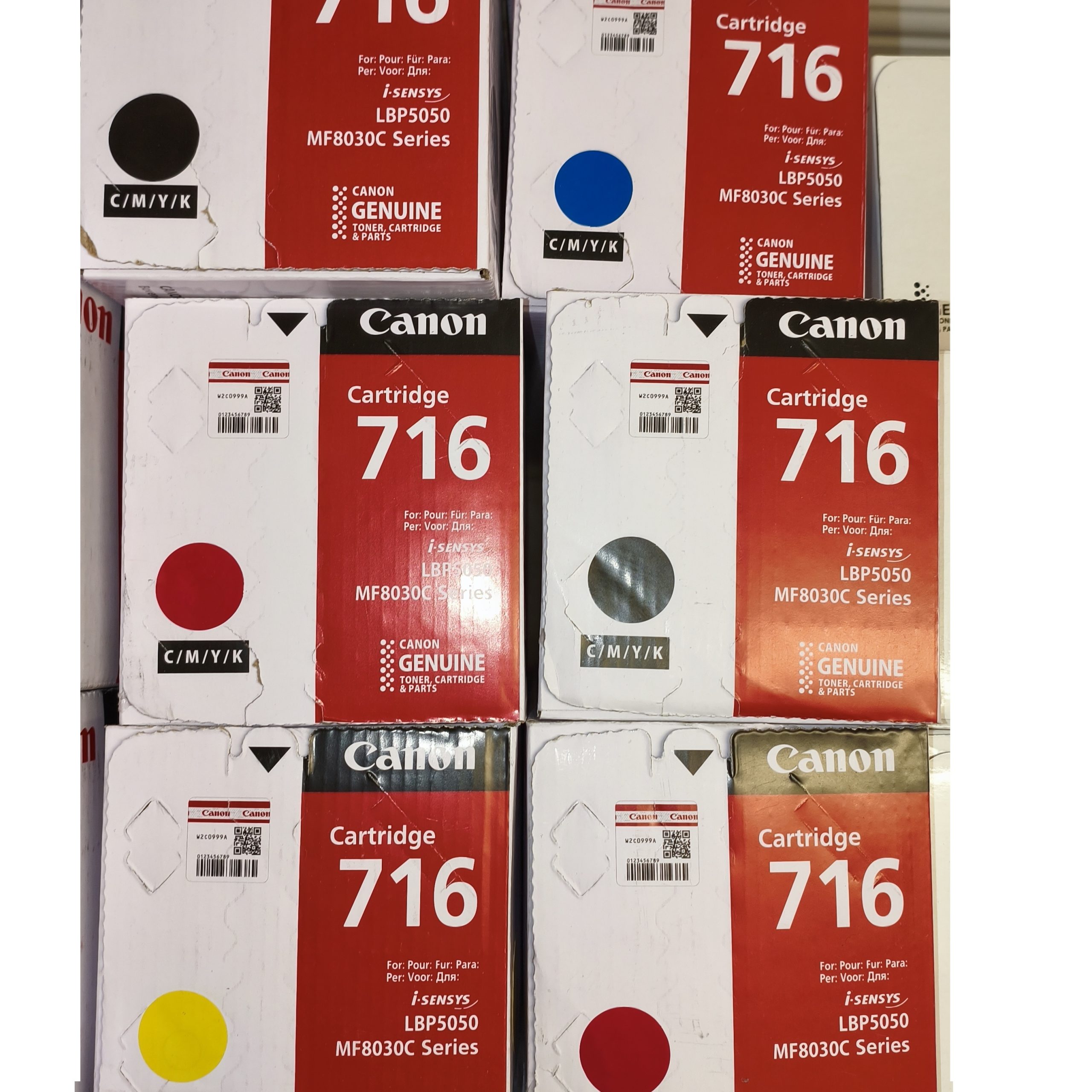 کارتریج کنون Canon 716 سری رنگی، آکبند