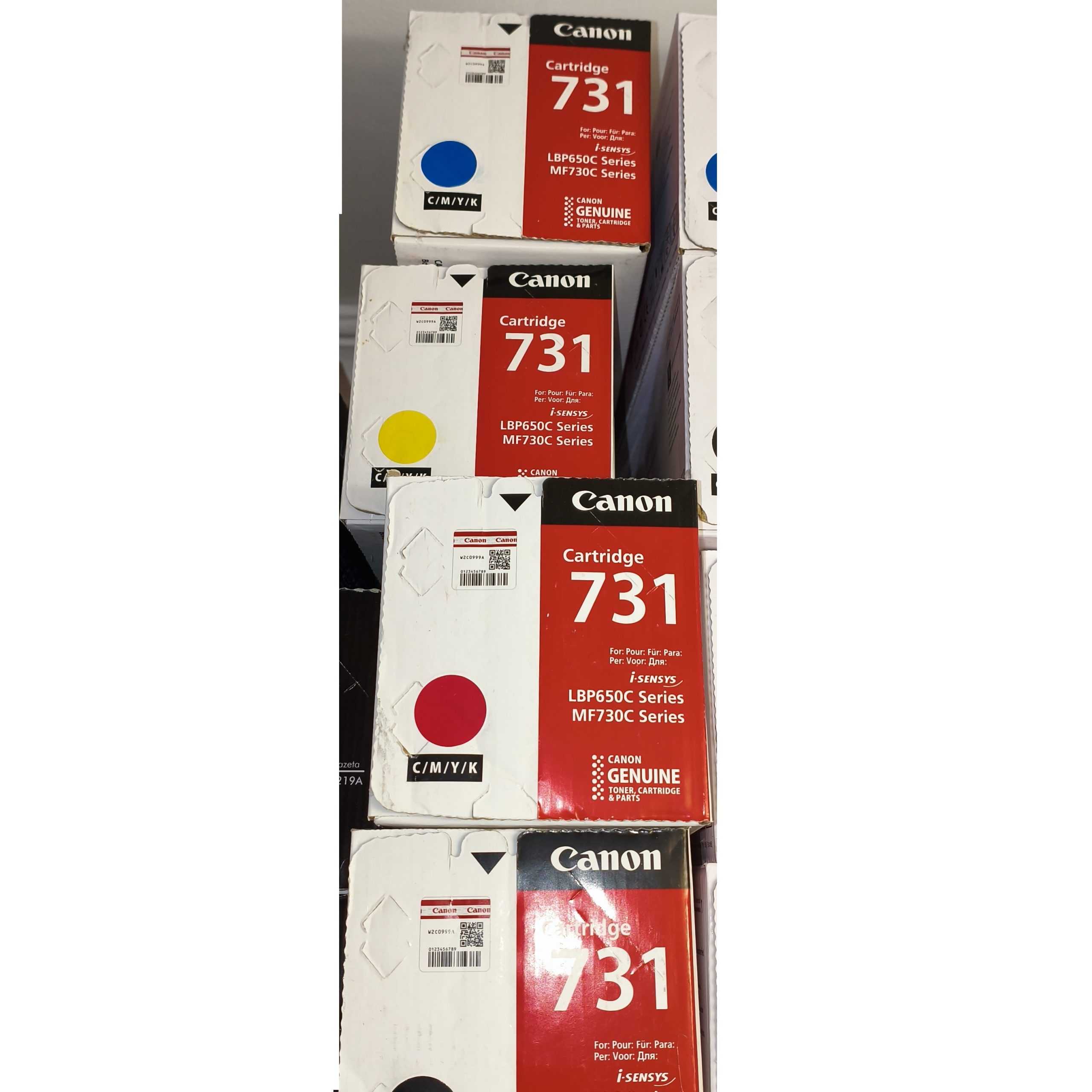 کارتریج کنون Canon 731 سری رنگی، آکبند
