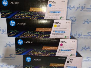 کارتریج اچ پی HP 206A سری رنگی، آکبند